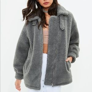 Missguided Borg Aviator Jacket